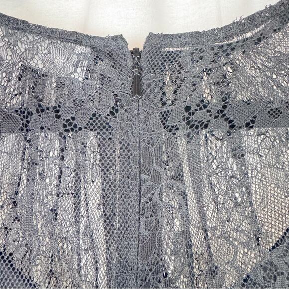 ALICE MCCALL Ready Girl Black Lace Fringe Dress with Tassels Size US 6 - Picture 5 of 6